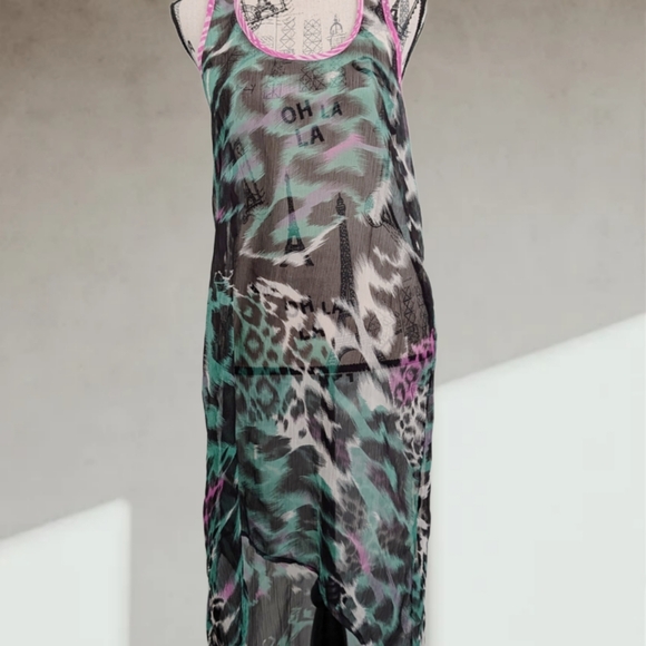 Leopard print layering dress - Picture 2 of 6